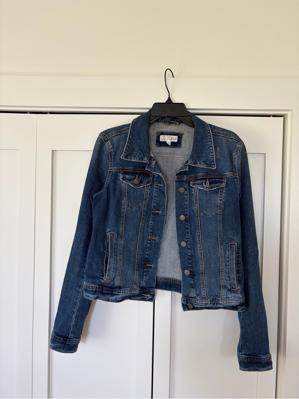 LOFT Medium Blue Denim Jacket